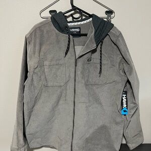 Tony Hawk Men's Gray Hooded Jacket